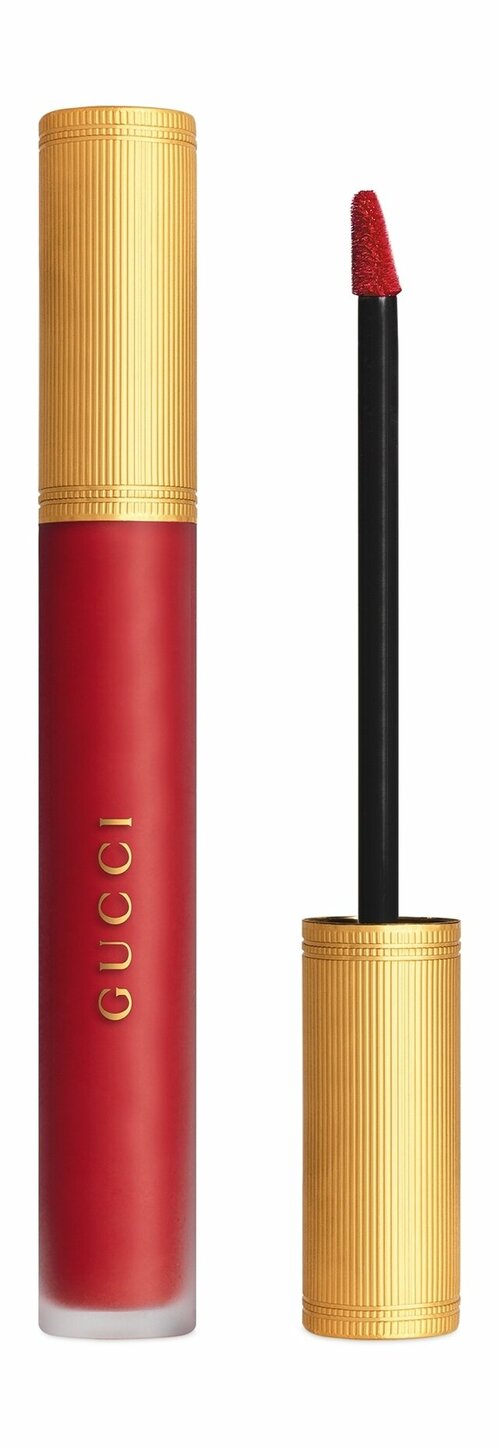 GUCCI Rouge A Levres Liquide Mat Lip Colour Помада жидкая для губ матовая cтойкая, 6,5 мл, 25