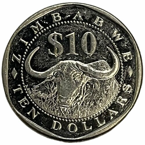 банкнота номиналом 10 долларов 1997 года зимбабве Зимбабве 10 долларов 2003 г. (2)