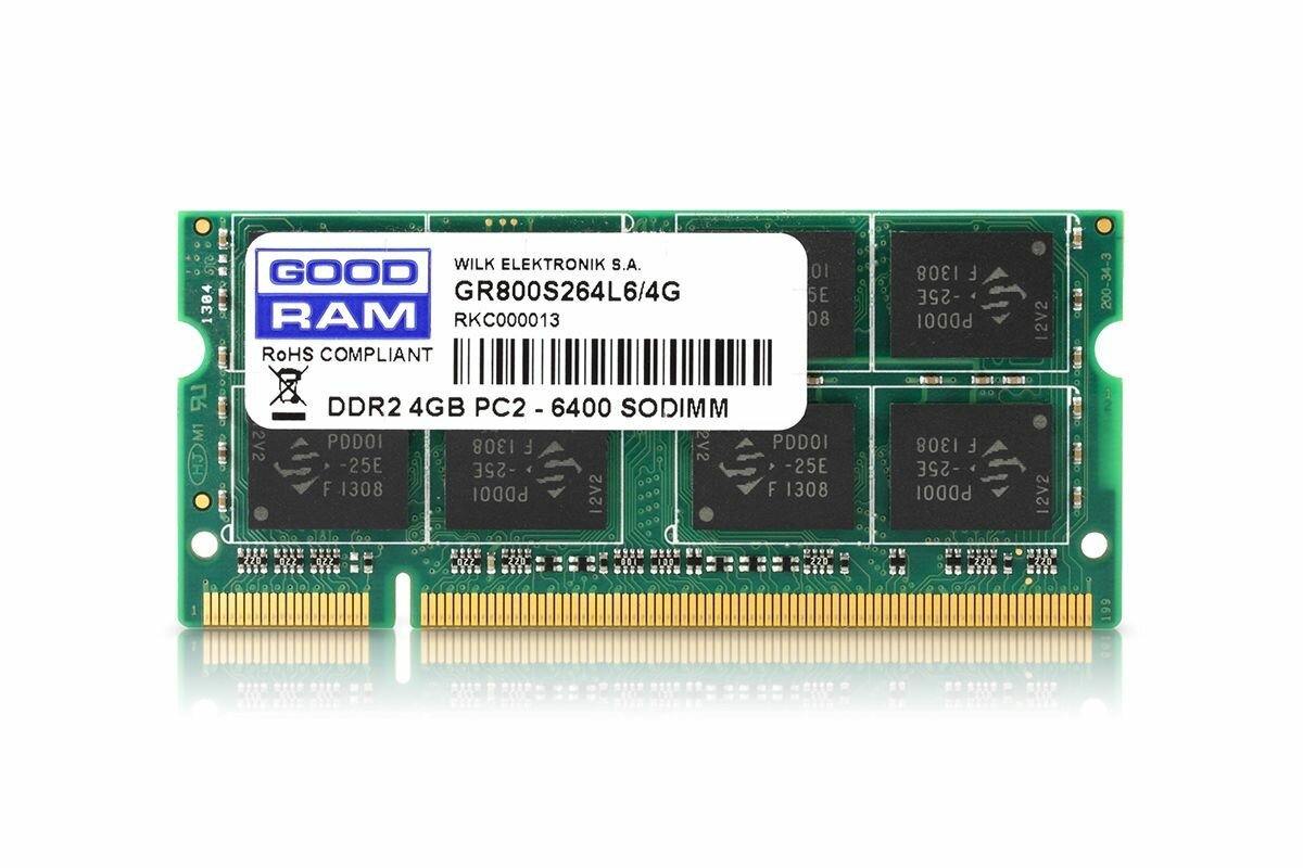 Модули памяти 4gb (2x2Gb) ddr2 800 pc2-6400 SoDimm 2G для ноутбуков в ассортименте - 2 уки