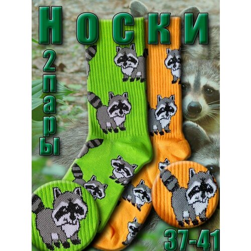 фото Носки happy frensis, 2 пары, размер 38-41, зеленый