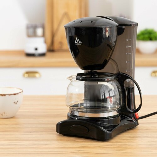 Кофеварка Luazon LKM-651 капельная 650 Вт 06 л чёрная 234800₽
