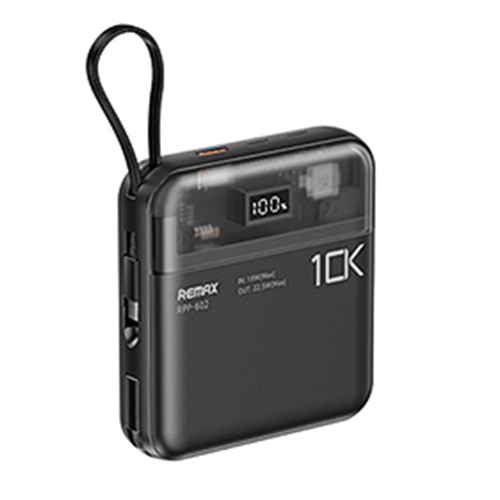 Внешний аккумулятор Remax RPP-602 10000mAh черный 271200₽