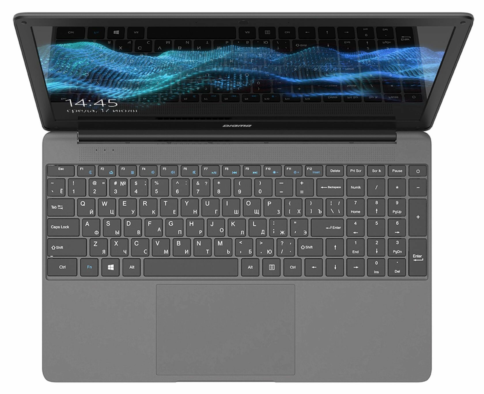 Ноутбук Digma EVE 15 P418, 15.6", IPS, Intel Celeron N4020C 4ГБ, Intel UHD Graphics 600, серый космос (ncn154bxw01) - фото №18