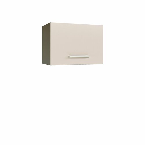 Кухонный модуль навесной 50х30,5х36 см, Полка над вытяжкой ГМ-50/36 , (шкаф для посуды), цвет: дуб ферерра/бежевый песок