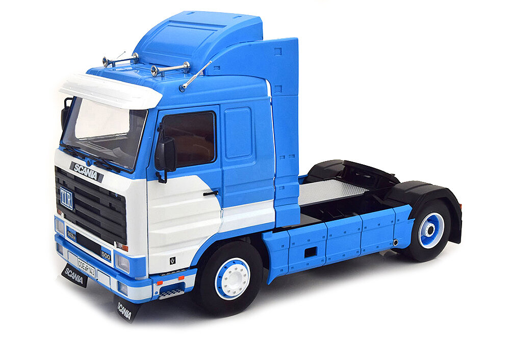 Scania 143 streamline 1995 lightblue/white limited edition 400 pcs. / скания