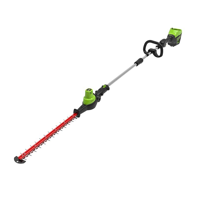 Greenworks GD60PHT61 Кусторез штанговый аккумуляторный, 60 В, 51 см, бесщеточный, без АКБ и ЗУ [2301107]