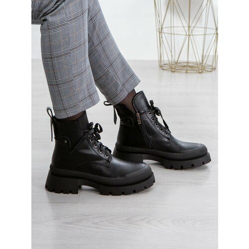 Ботинки берцы VIDEYA, размер 38, черный