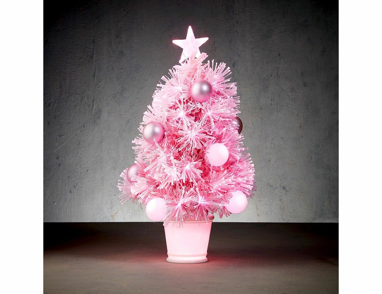 Оптико-волоконная ёлка кокетка джугги, розовая, 65 LED-огней, 60 см, контроллер, Edelman 1119047
