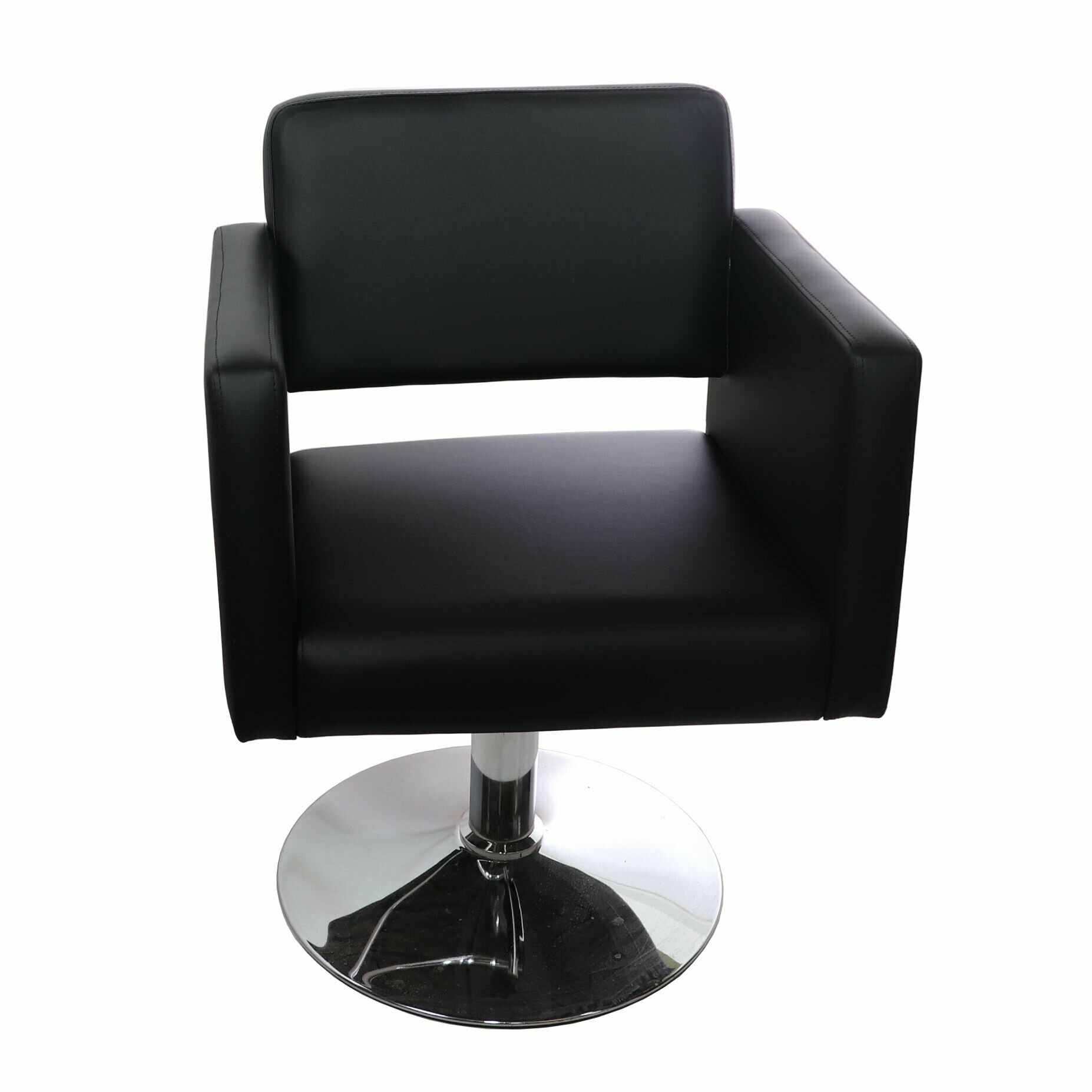 Парикмахерское кресло "Кубик II", черный - диск