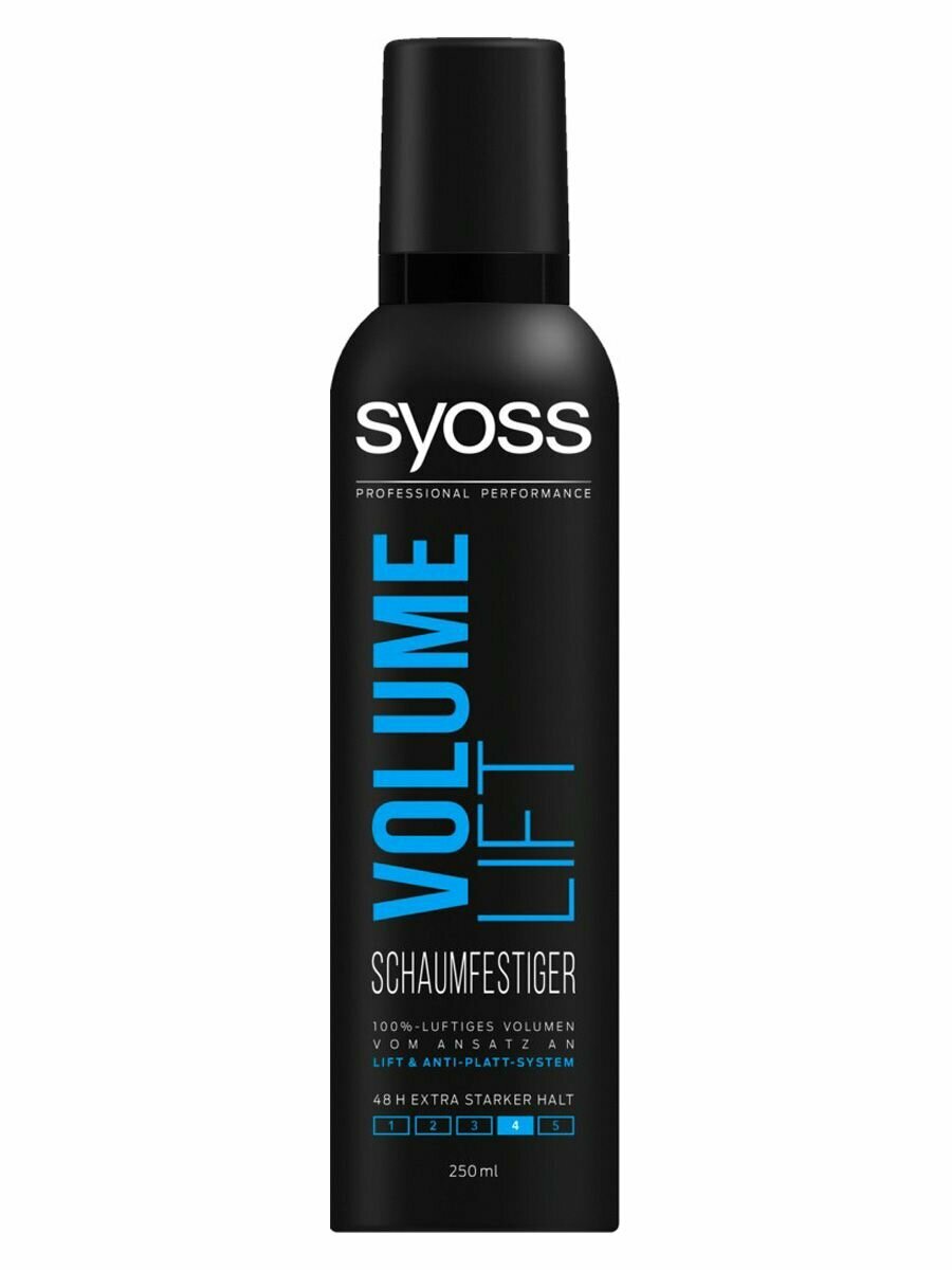 Syoss Volume Lift Мусс для укладки волос, ЭСФ, 250 мл — фото 1