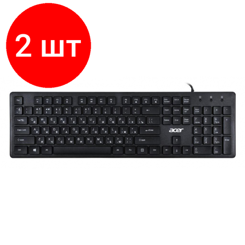 Комплект 2 штук Клавиатура Acer OKW020 черный 478100₽
