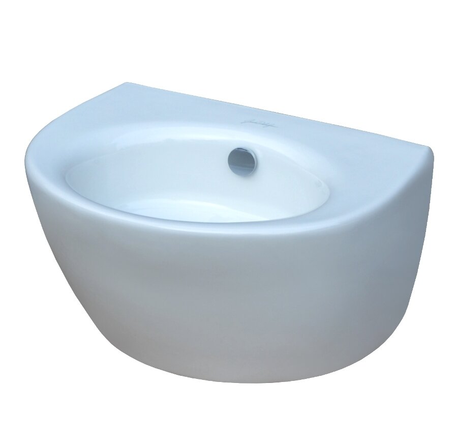 фото Подвесная раковина Jacob Delafon Ove E1567-00 (универсальная, без отверстий)