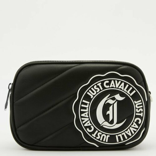 Сумка кросс-боди Just Cavalli, черный сумка кросс боди just cavalli черный