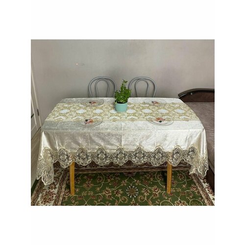 Скатерть Велюра 150х220см, однотонная