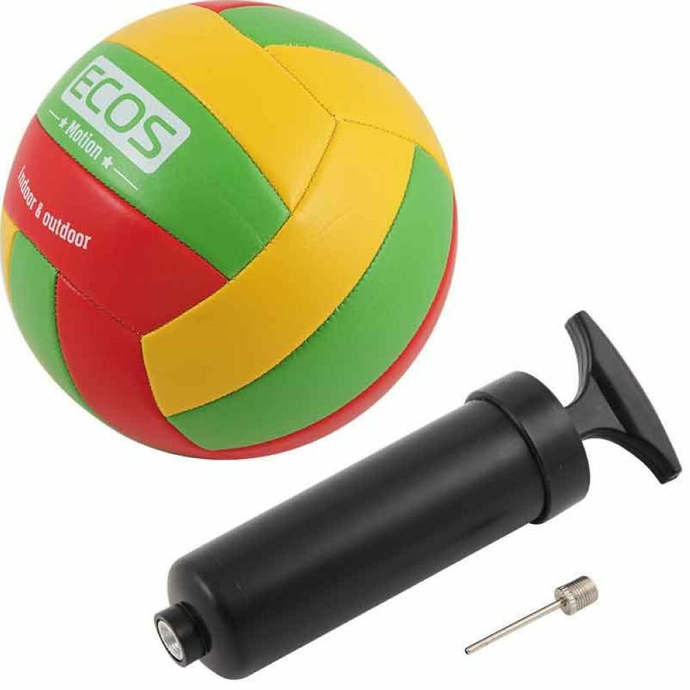 Мяч Ecos Motion волейбольный и насос - фото №8