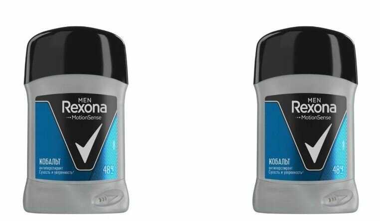 Rexona Дезодорант Кобальт, 50 мл, 2 шт