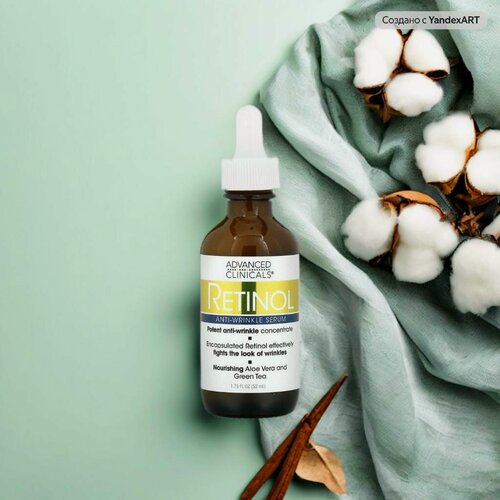 Изображение товара Advanced Clinicals, сыворотка с ретинолом, против морщин, 52 мл