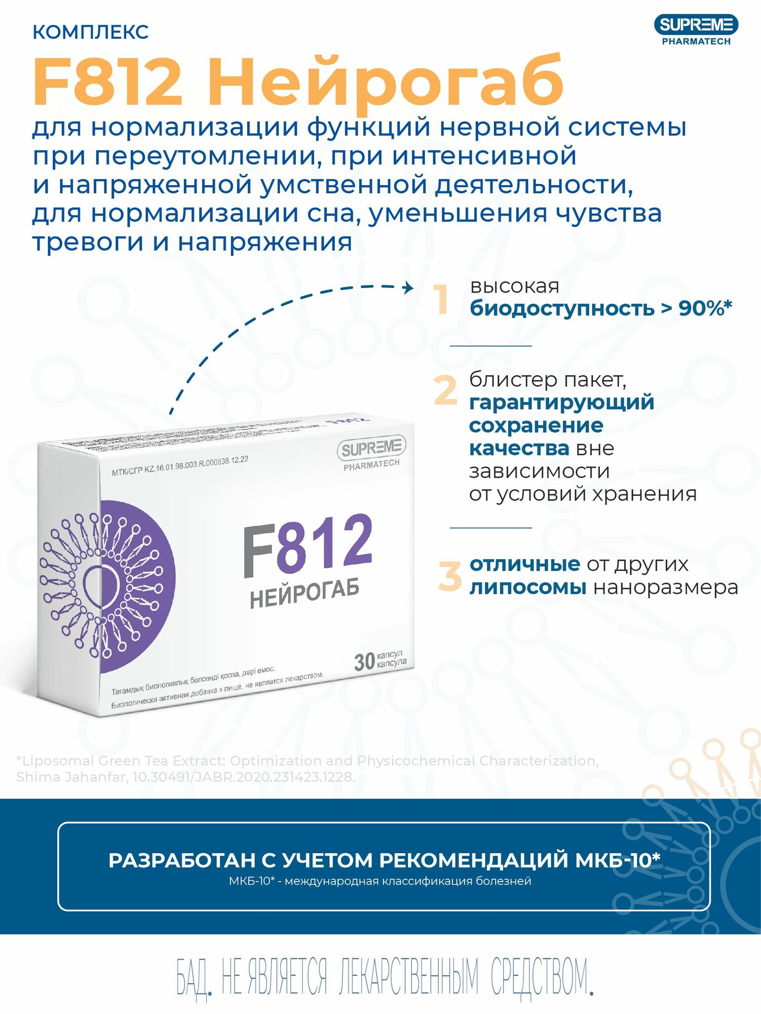 Липосомальный Комплекс Нейрогаб F812 суприм фарматек