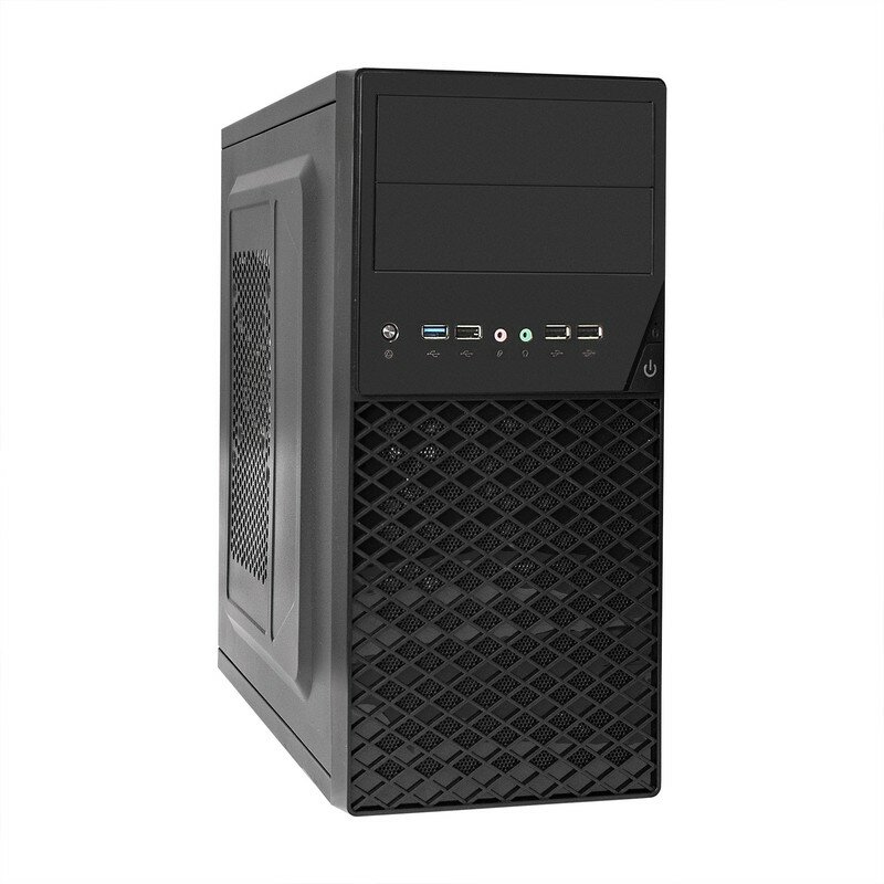 Корпус mATX Exegate EX278430RUS minitower, XP600, Black, 120mm, 3*USB+1*USB3.0, Audio, black - фото №7