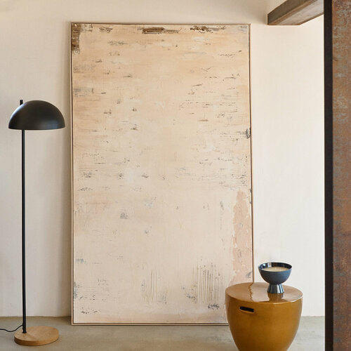 Торшер из дерева ясеня Catlar и металла черный 43859₽