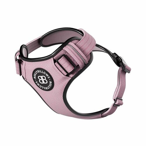 Шлейка Premium Dog Harness v2.0 TWEED BullyBillows (розовый / L)