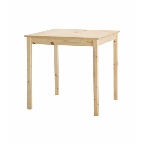 фото Стол деревянный ikea ingo, из массива сосны 75*75 см, (икеа ингу)