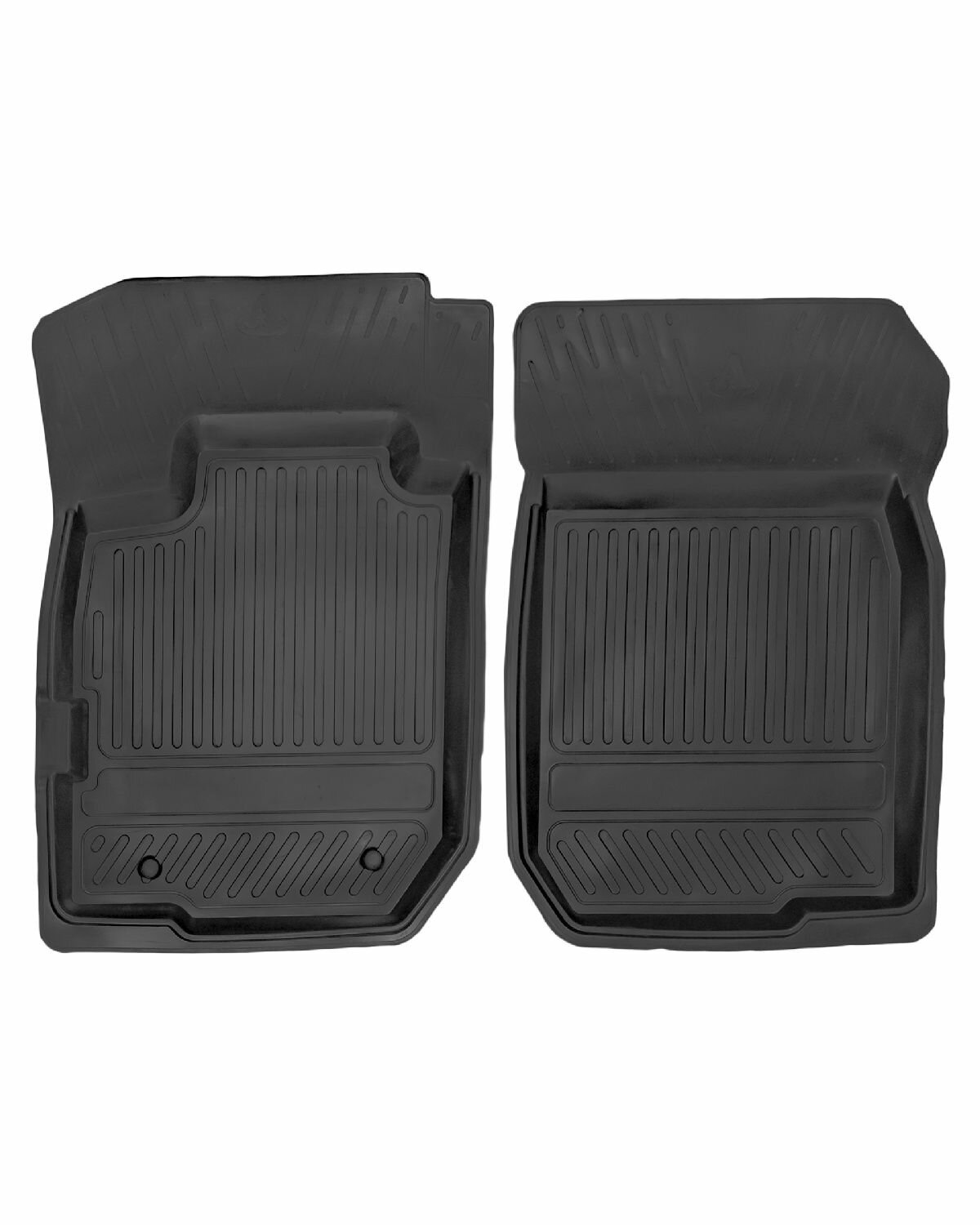 Коврики салона передние для Nissan Almera (13-), резина, 2 шт.