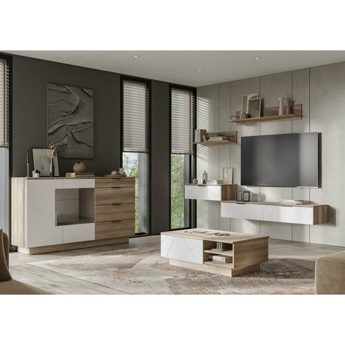 Гостиная Нонтон Даллас 1 дуб каньон софт вайт 34590₽