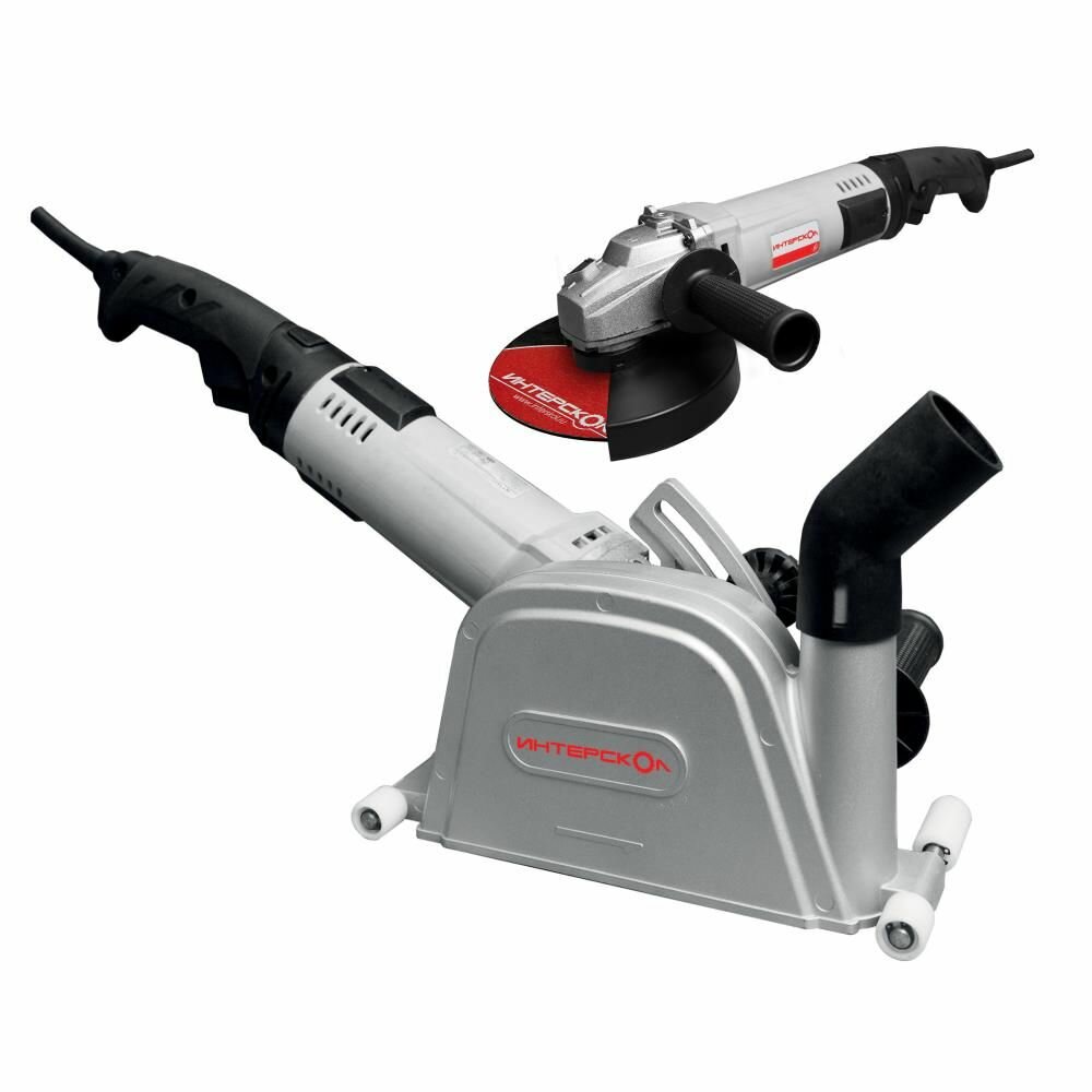 фото Бороздодел + УШМ два в одном ИНТЕРСКОЛ ПД-125/1800Э + УШМ-150/1800Э