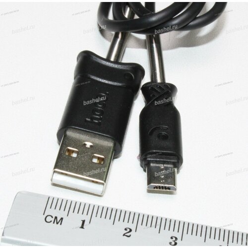 Шнур USB A(M) - micro USB B(M) 5P HOCO X24, 2,4A, 1,0 м, HOCO компьютерный шнур usb2 0 a m micro usb b m w 1 8m ruichi