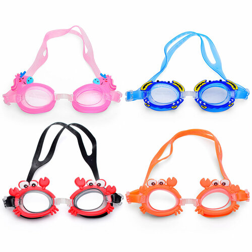 Очки для плавания 00-4076 Животные в пакете 256₽