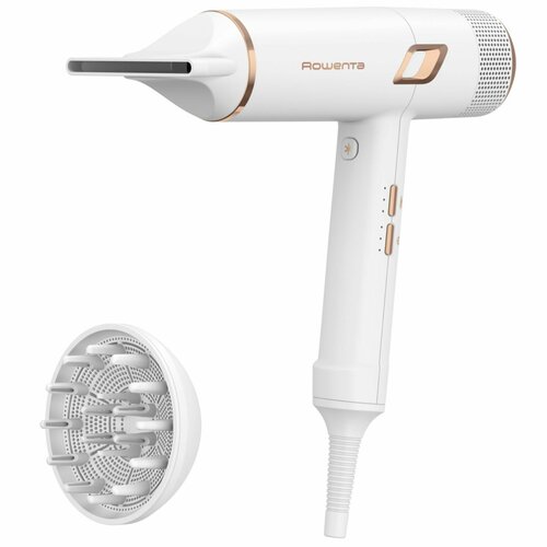 Фен для волос Rowenta Ultimate Experience Maestria CV9910F0 с ионизацией и 2 насадками 9 режимов 2000 Вт белый 1999900₽
