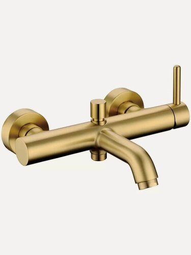 Изображение товара Смеситель для ванны и душа Grocenberg GB8099, латунь, матовое золото