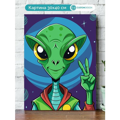 Картина на стену Планеты 30х40 см