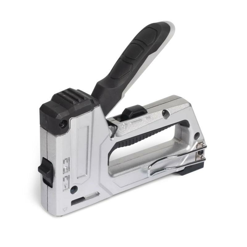 Степлер строительный КВТ СТС-4 серия профи с рессорным ударным механизмом (79855) (1 шт)