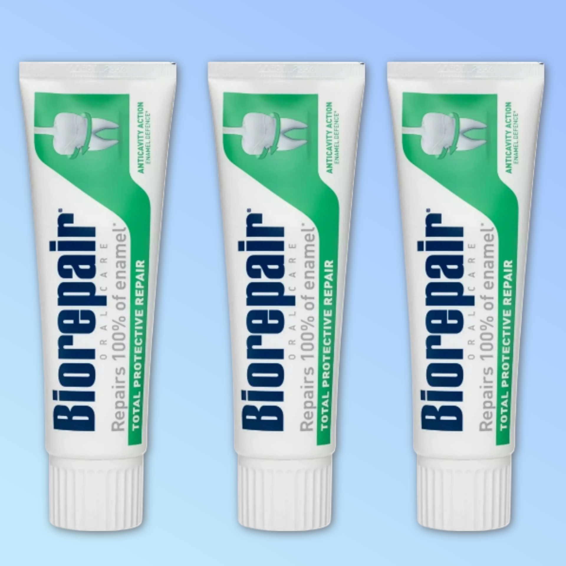Зубная паста Biorepair Total Protective Repair 75 мл набор 3 шт