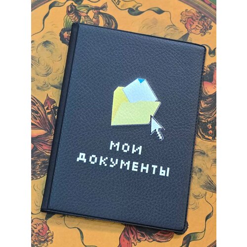 Обложка для паспорта , черный