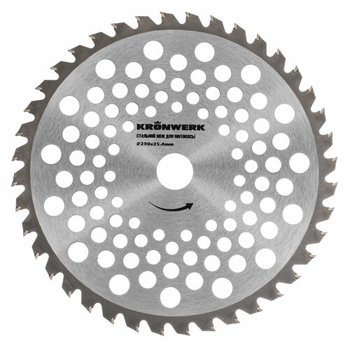 Нож для триммера 230х254 40 зубьев Kronwerk 599₽