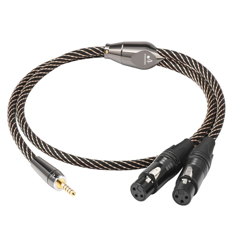 ATAUDIO Hi-Fi аудиокабель 44 мм к XLR 4.4mm to 2xlr female 0.75 м