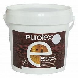 Шпатлевка акриловая для дерева Eurotex (1,5кг), дуб