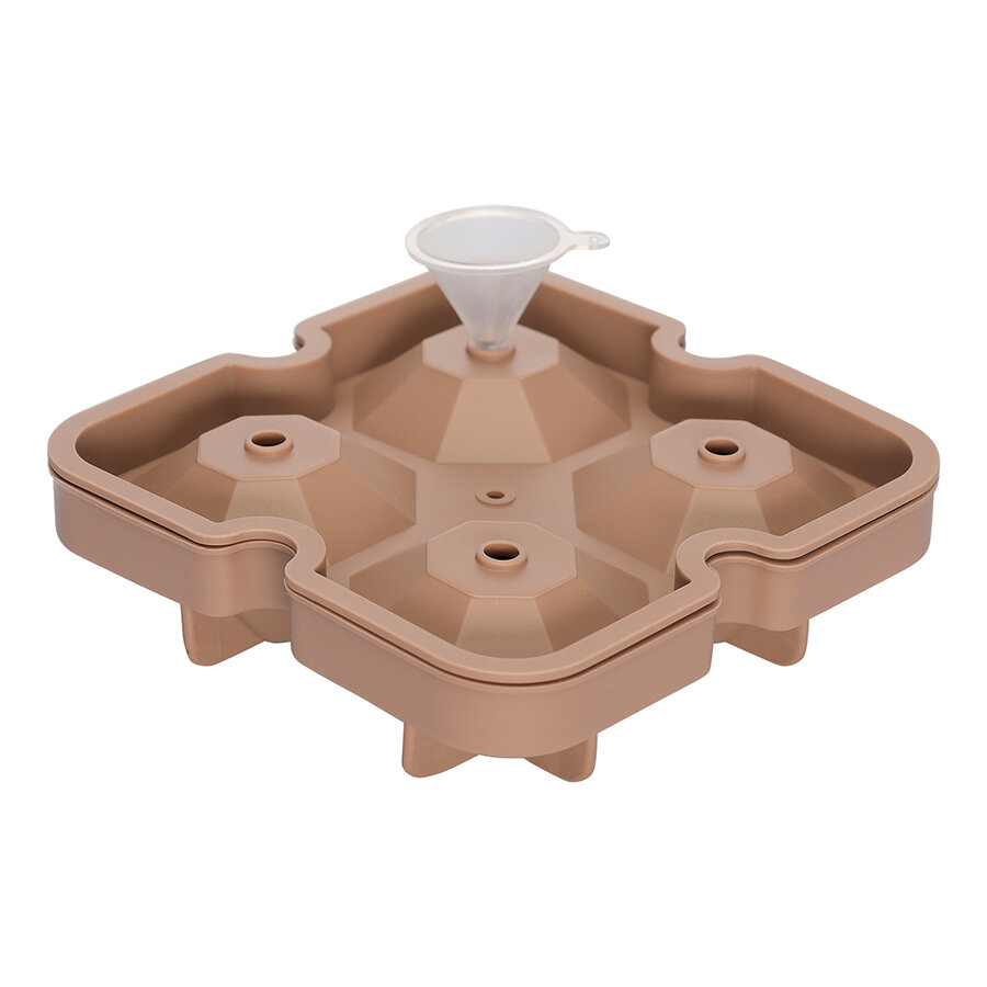Форма для льда Ice diamond силиконовая 4 ячейки Smart Solutions SS0000142 — фото 1
