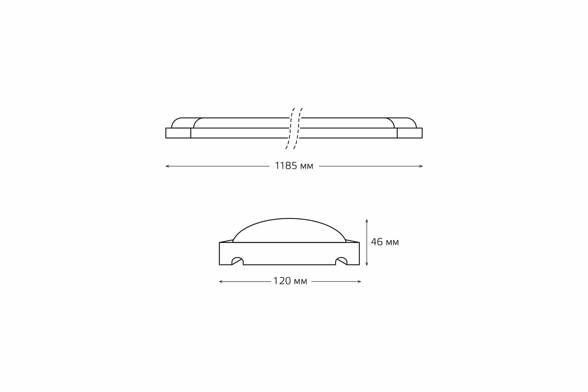 фото Настенно-потолочный светодиодный светильник Gauss WLF-4 844611236
