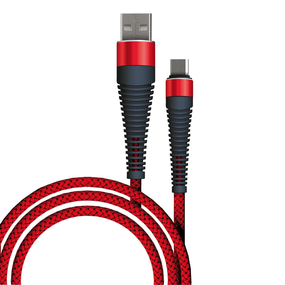 фото Дата-кабель Fishbone USB - micro USB, 3А, 1м, Черный, BoraSCO