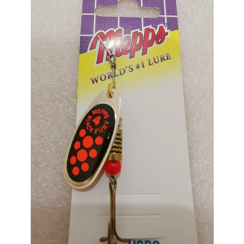 Блесна Mepps BLACK FURY ORANGE AG #4 (8г)