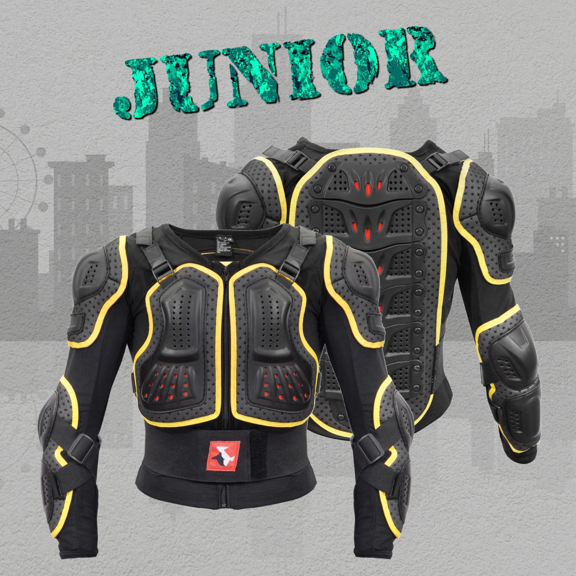 Черепаха защитная детская мотозащита Madbull Junior XL
