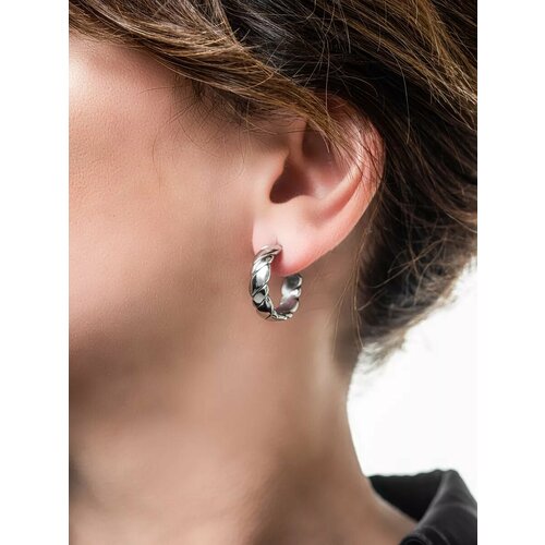 Серьги конго Tanya Goz Jewellery, серебро