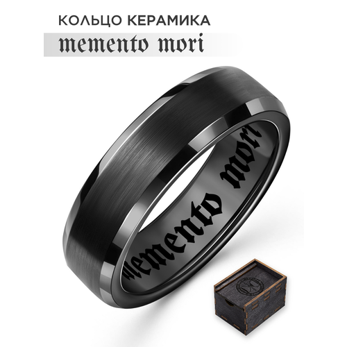 Кольцо Noima керамика размер 185 ширина 6 мм черный 1002₽