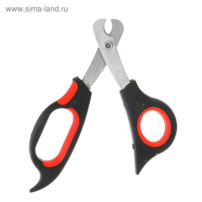 Когтерезы, Секаторы Для Стрижки Когтей Petkit Ножницы-когтерезы средние с упором для пальца, 12 х 4,5 х 1,4 см, эконом, микс цветов, 2581892