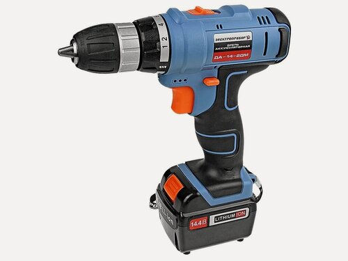Изображение товара Дрель-шуруповерт Электроприбор ДА-14-2ДМ (14.4 В, 2 А·ч, 2 АКБ)
