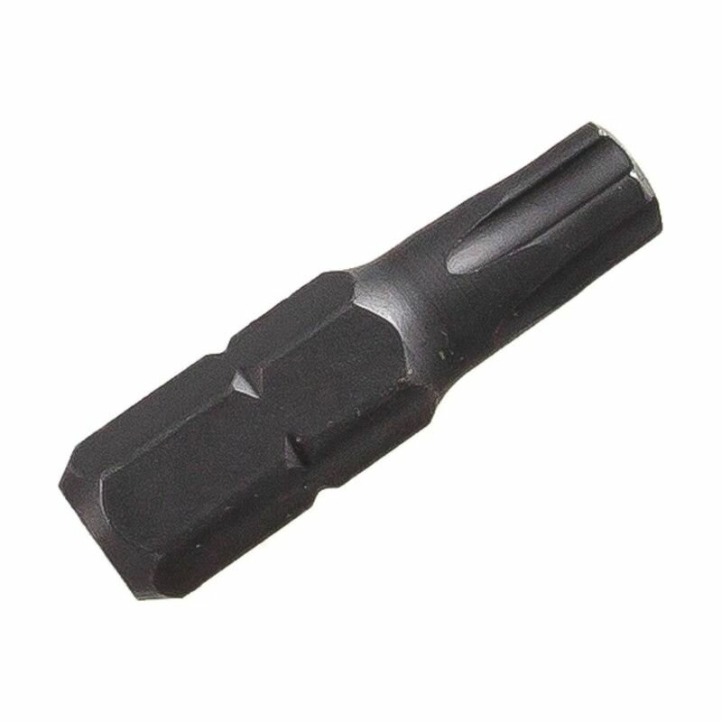 Бита Torx 1/4" пятилучевая, TS30 длина 25 мм, с отверстием, Force 12F2530